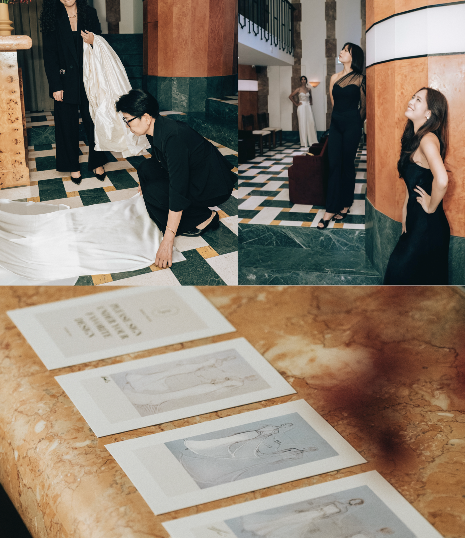 J. Bridal Atelier team and studio process